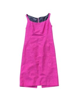 Kristin Davis Fuchsia Sleeveless Sheath Dress